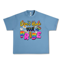 Pebble Blue don't hide your pride Urban Heavy Tee - Artiststas