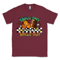 Burgundy falls out balls out Classic Tee - LillyAllenDesigns