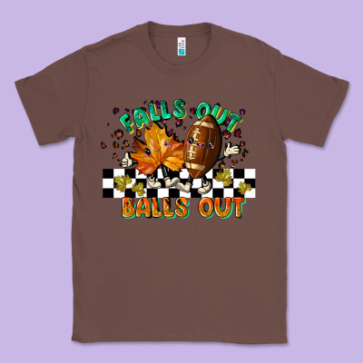 Falls Out Balls Out Classic Tee Designed By Lillyallendesigns