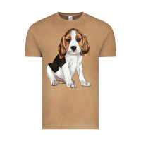 Vintage Camel beagle puppy Vintage Tee - LillyAllenDesigns