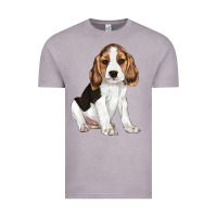 Vintage Zinc beagle puppy Vintage Tee - LillyAllenDesigns