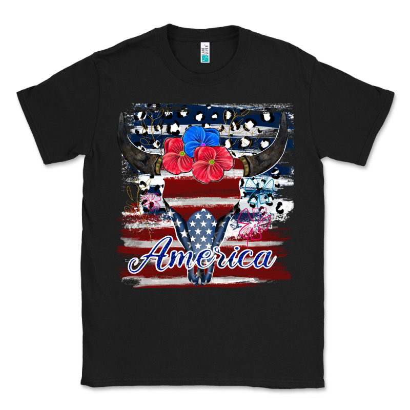Bull Skull America Classic Tee by JahusDesignShop | Teevron