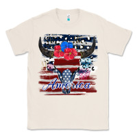 Natural bull skull america Classic Tee - JahusDesignShop