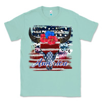 Seafoam bull skull america Classic Tee - JahusDesignShop