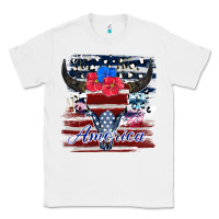 White bull skull america Classic Tee - JahusDesignShop