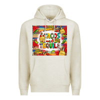 Oatmeal Heather tacos and tequila Premium Hoodie - RanaPortraitStore