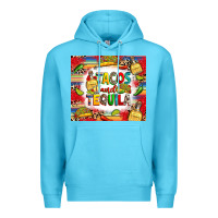 Ocean Blue tacos and tequila Premium Hoodie - RanaPortraitStore