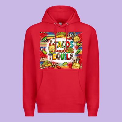 Tacos And Tequila Premium Hoodie Designed By Ranaportraitstore