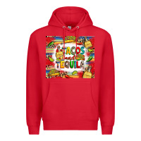 Red tacos and tequila Premium Hoodie - RanaPortraitStore