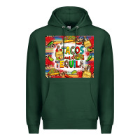 Sports Green tacos and tequila Premium Hoodie - RanaPortraitStore
