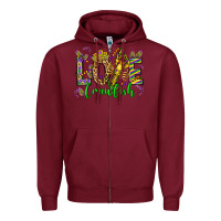 Burgundy love crawfish mardi gras olivia Zipper Hoodie - OliviaCreatesArt