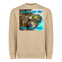 Mushroom let us thank hım for our food Heavyweight Sweatshirt - TumblerDesignByShophia