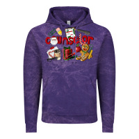 Cloud Purple Counselor Christmas Vintage Hoodie - LillyAllenDesigns