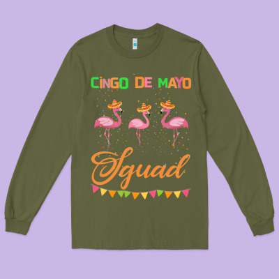 Cinco De Mayo Squad Long Sleeve Tee Designed By Bettercallsaul