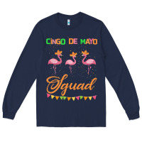 Navy Cinco De Mayo Squad Long Sleeve Tee - Bettercallsaul