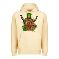 Pina Colada St. Patrick's Day cow Premium Hoodie - OliviaCreatesArt