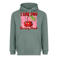 Sage i like you cherry much Heavyweight Hoodie - FaDigitalArtStudio