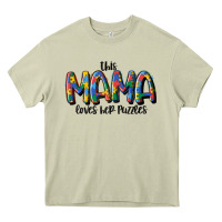 Mossy this mama loves her puzzle Heavy Core Tee - MaliasSmallBusiness