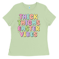 Matcha thicks thighs easter vibes Ladies Tee - MaliasSmallBusiness