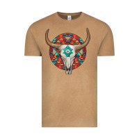 Vintage Camel turquoise aztec bullskull Vintage Tee - JahusDesignShop