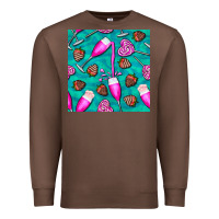 Chestnut valentines day champagne and strawberry Premium Sweatshirt - BundleAndBundleShop