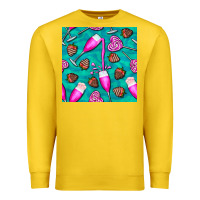 Lemon valentines day champagne and strawberry Premium Sweatshirt - BundleAndBundleShop