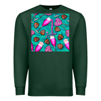 Sports Green valentines day champagne and strawberry Premium Sweatshirt - BundleAndBundleShop
