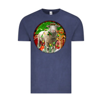 Vintage Denim christmas dorset sheep Vintage Tee - LillyAllenDesigns