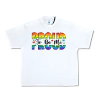White proud to be me Urban Heavy Tee - Artiststas