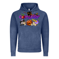 Vintage Denim Counselor Halloween Vintage Hoodie - LillyAllenDesigns