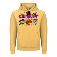 Vintage Mustard Counselor Halloween Vintage Hoodie - LillyAllenDesigns