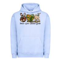 Pigment Grape Ice Peace Love Saanen Goats Urban Hoodie - LillyAllenDesigns
