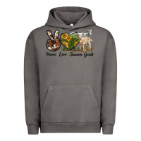 Pigment Tornado Peace Love Saanen Goats Urban Hoodie - LillyAllenDesigns