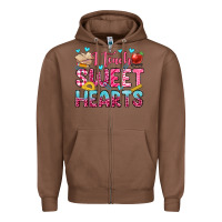 Chestnut i teach sweet hearts olivia Zipper Hoodie - OliviaCreatesArt