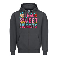 Smoke i teach sweet hearts olivia Zipper Hoodie - OliviaCreatesArt