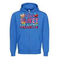 True Royal i teach sweet hearts olivia Zipper Hoodie - OliviaCreatesArt
