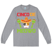 Heather Grey Cinco De Meow Long Sleeve Tee - Bettercallsaul