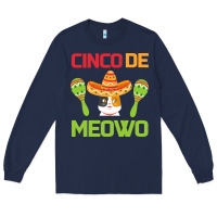 Navy Cinco De Meow Long Sleeve Tee - Bettercallsaul