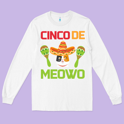 Cinco De Meow Long Sleeve Tee Designed By Bettercallsaul