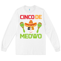 White Cinco De Meow Long Sleeve Tee - Bettercallsaul