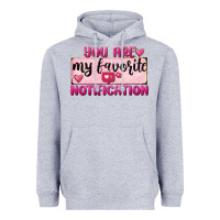 Heather Grey You Are My Favorite Notification Heavyweight Hoodie - FaDigitalArtStudio