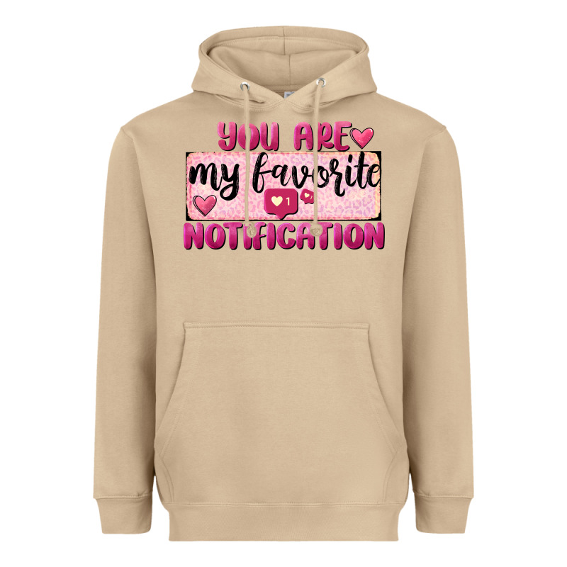 You Are My Favorite Notification Heavyweight Hoodie by FaDigitalArtStudio | Teevron