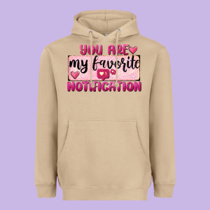 You Are My Favorite Notification Heavyweight Hoodie Designed By Fadigitalartstudio