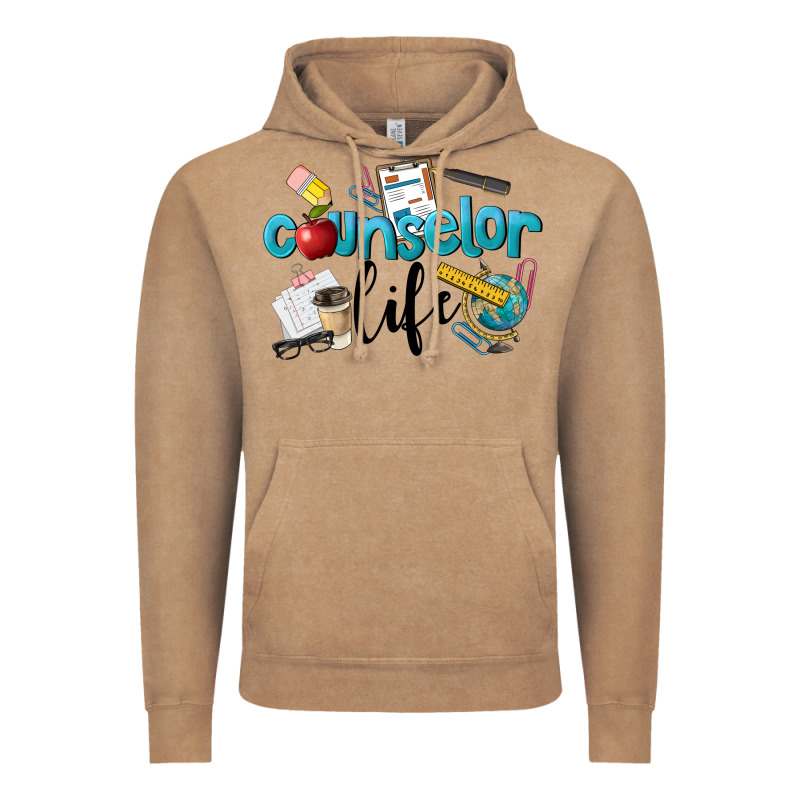 Counselor Life Vintage Hoodie by LillyAllenDesigns | Teevron