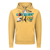 Vintage Mustard Counselor Life Vintage Hoodie - LillyAllenDesigns