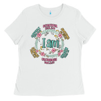 White i am inspiration Ladies Tee - MaliasSmallBusiness