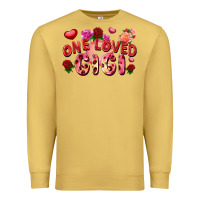 Antique Gold One loved gigi Premium Sweatshirt - FaDigitalArtStudio
