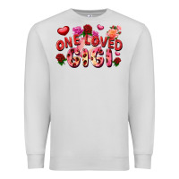 Dove Grey One loved gigi Premium Sweatshirt - FaDigitalArtStudio