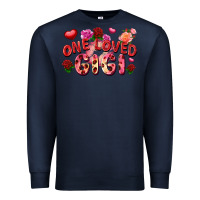 Navy One loved gigi Premium Sweatshirt - FaDigitalArtStudio