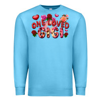 Ocean Blue One loved gigi Premium Sweatshirt - FaDigitalArtStudio